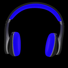 Image showing Best headphone icon. 3d illustration