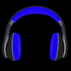 Image showing Best headphone icon. 3d illustration