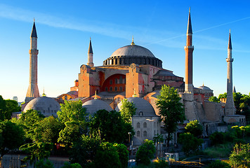 Image showing Hagia Sophia in summer