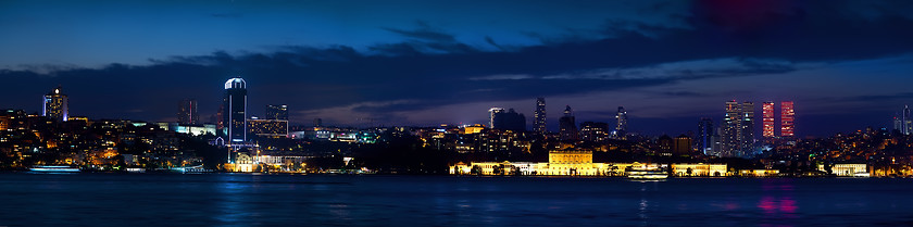 Image showing Istanbul at night