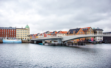 Image showing Inderhavnsbroen bridge in Copenhagen - Denmark