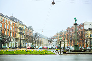 Image showing Rainy day in Copenhagen, Denmark