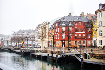 Image showing Canal and Ved Stranden Street, Copenhagen