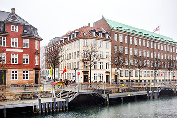 Image showing Canal and Ved Stranden Street, Copenhagen