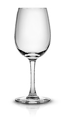 Image showing Empty wine glass for white wine