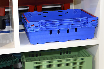 Image showing Plastic Crates