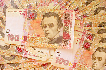 Image showing background of the Ukrainian money