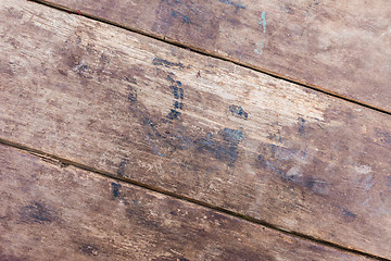 Image showing Old worn wood texture