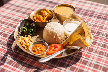 Image showing Nepali Thali set