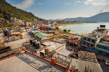 Image showing North Lakeside, Pokhara, Nepal