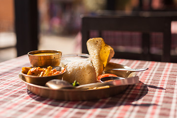 Image showing Nepali Thali set