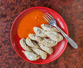 Image showing Tibetan Momo dumplings