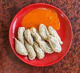 Image showing Tibetan Momo dumplings