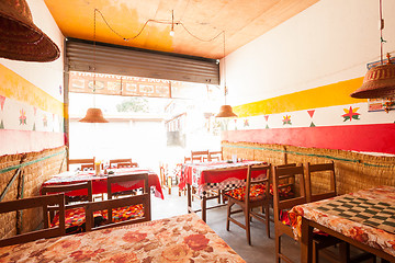 Image showing Nepalese street cafe