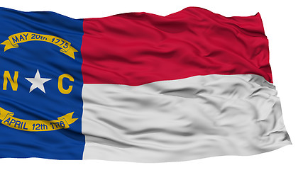 Image showing Isolated North Carolina Flag, USA state