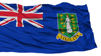 Image showing Isolated British Virgin Islands Flag