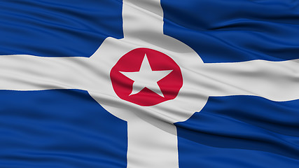 Image showing Closeup Indianapolis Flag