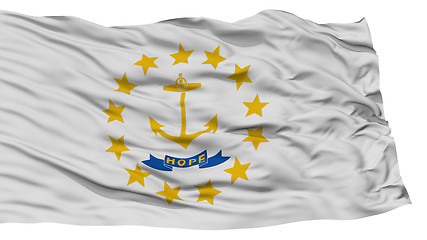 Image showing Isolated Rhode Island Flag, USA state
