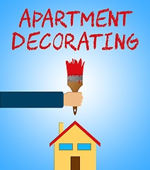 Image showing Apartment Decorating Meaning Condo Decoration 3d Illustration