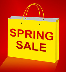 Image showing Spring Sale Displays Bargain Offers 3d Illustration