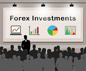 Image showing Forex Investments Means Foreign Exchange 3d Illustration