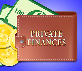 Image showing Private Finances Means Personal Finance 3d Illustration