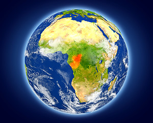 Image showing Congo on planet Earth