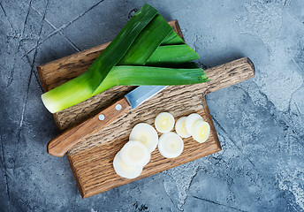 Image showing leek