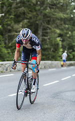 Image showing Jerome Pineau on Col du Tourmalet - Tour de France 2014