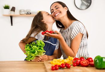 Image showing Having fun in the kitchen