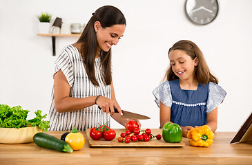 Image showing Having fun in the kitchen