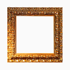 Image showing Golden frame square