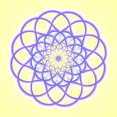 Image showing Blue Mandala