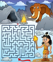 Image showing Maze 3 with prehistoric theme 1