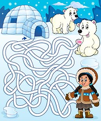 Image showing Maze 4 with arctic theme 1