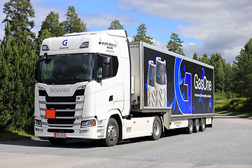 Image showing White NextGen Scania Semi Transports LPG 