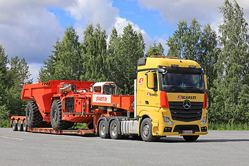 Image showing Mercedes-Benz Actros Semi Hauls Mining Vehicle