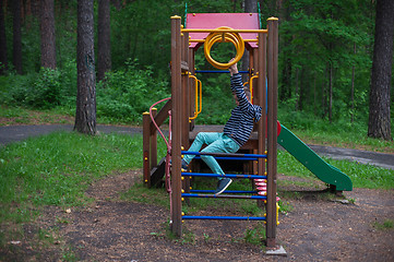 Image showing Boy at the playground