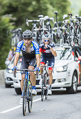 Image showing Paul Voss on Col du Tourmalet - Tour de France 2014