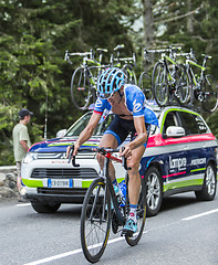 Image showing Johan Vansummeren on Col du Tourmalet - Tour de France 2014