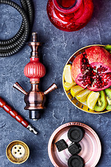 Image showing Hookah with taste of tropical fruits