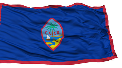 Image showing Isolated Guam Flag, USA state