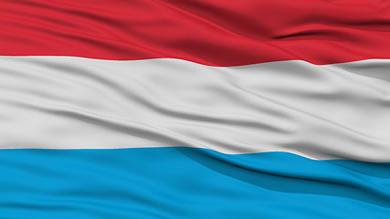 Image showing Closeup Luxembourg Flag