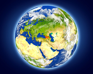 Image showing Georgia on planet Earth