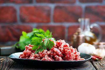 Image showing minced meat