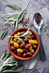 Image showing olives