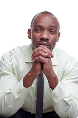 Image showing portrait of handsome young black african man