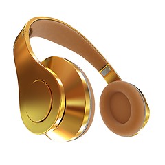 Image showing Best headphone icon. 3d illustration