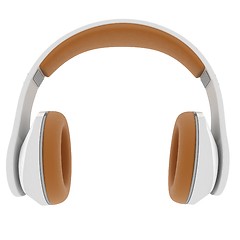 Image showing Best headphone icon. 3d illustration