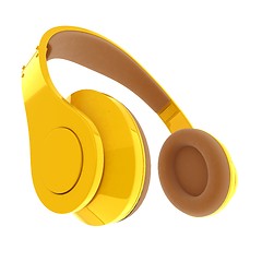 Image showing Best headphone icon. 3d illustration